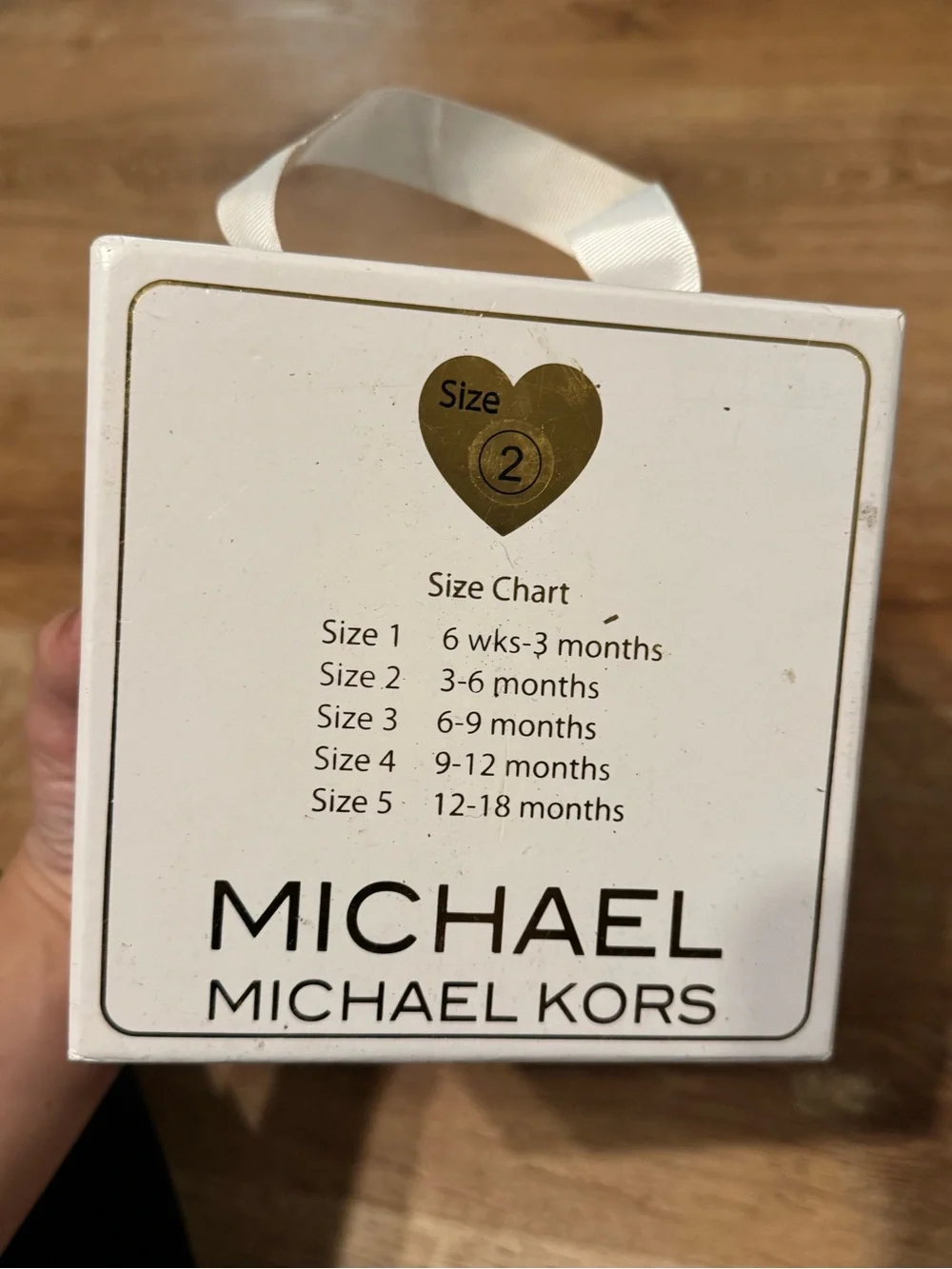 Michael Kors Baby Ivry Rory Metallic High Top Sneakers 3-6M